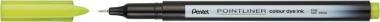 Pentel tűfilc SZÍNES Pointliner 0,4 mm – limezöld